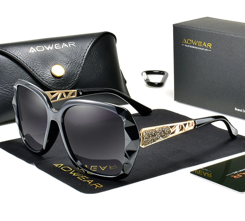 Frontier Women's Oversized Square Sunglasses