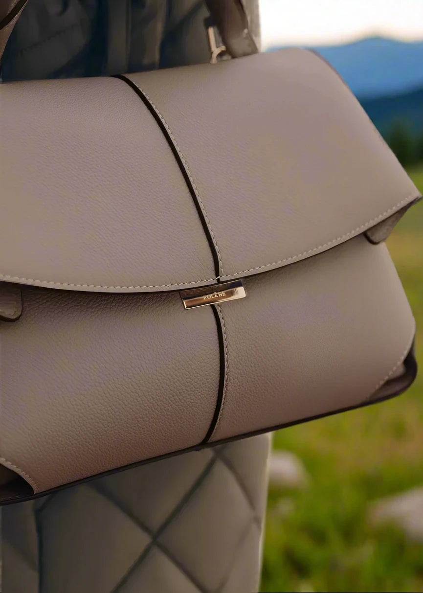 BrahmaBags Pleated Leather Handbag - Wyomerican