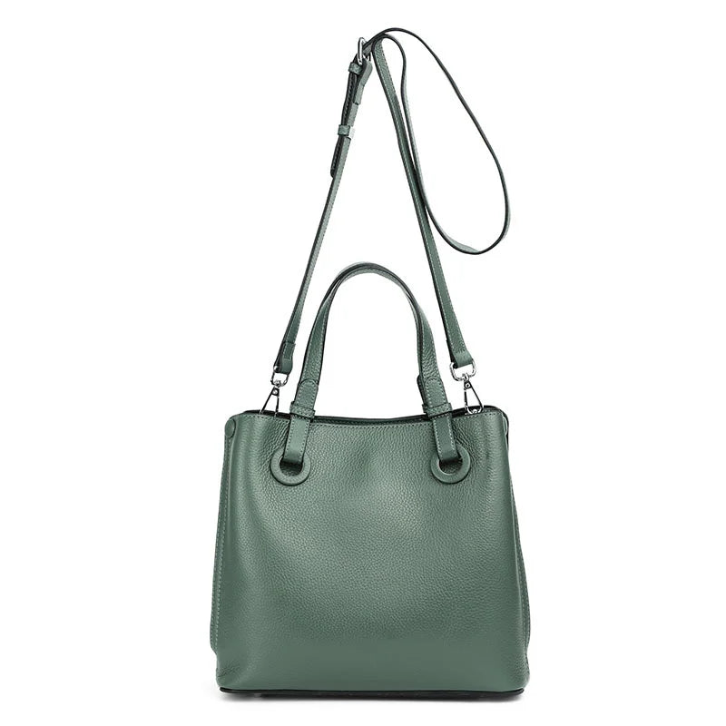 BrahmaBags Genuine Leather Crossbody Handbag - Wyomerican