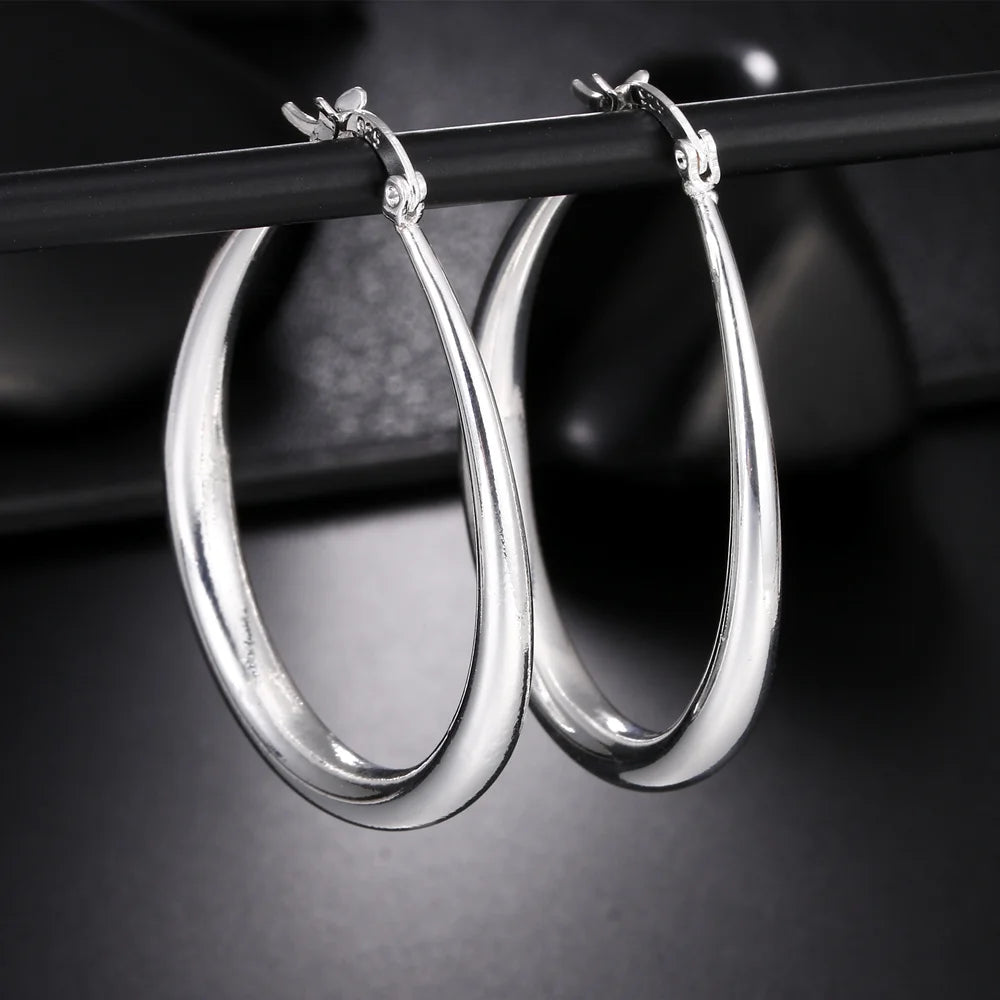 Go West Oval Hoop Earrings - Wyomerican