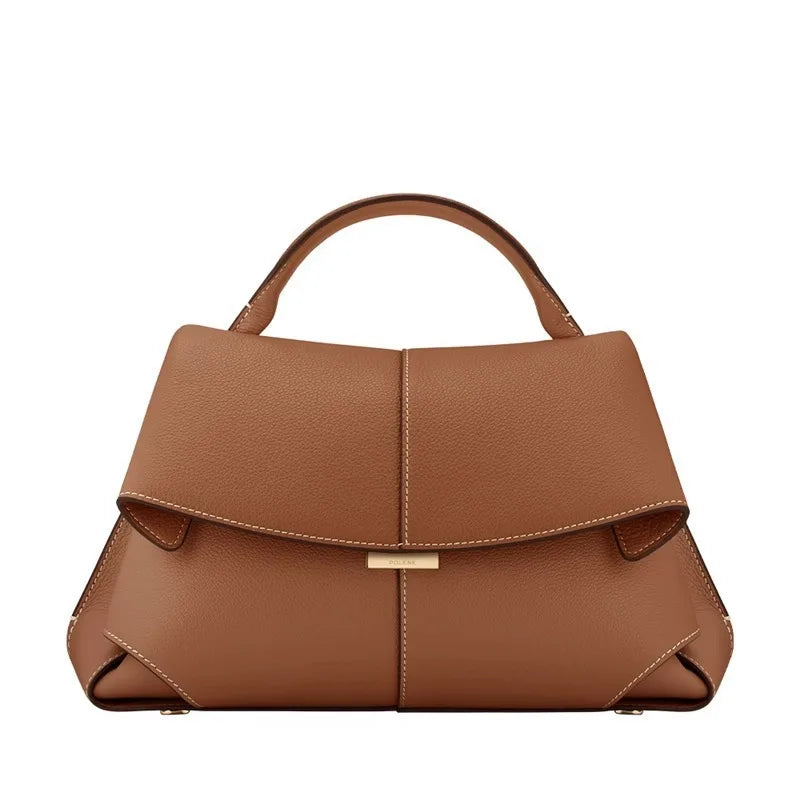 BrahmaBags Pleated Leather Handbag - Wyomerican