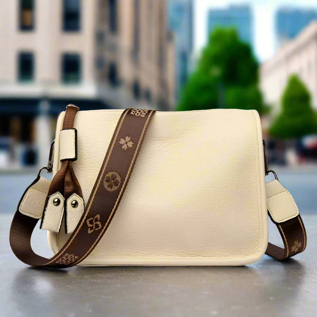 BrahmaBags Leather Crossbody Messenger Handbag - Wyomerican
