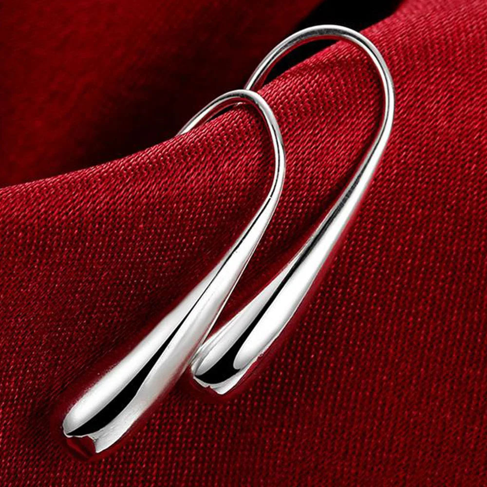 Go West Sterling Silver Water Drop Earrings