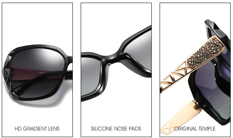 Frontier Women's Oversized Square Sunglasses