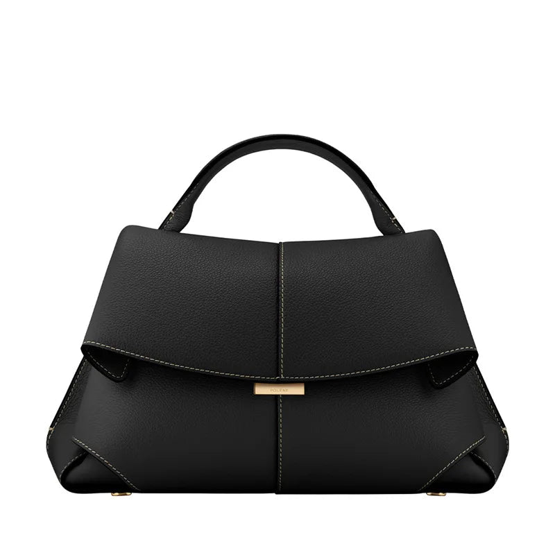 BrahmaBags Pleated Leather Handbag - Wyomerican