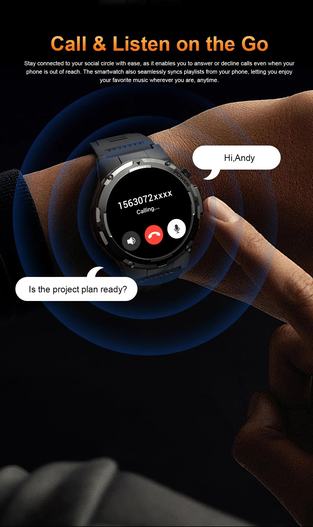 Delta Lake Outdoor Sport Smart Watch New 2025