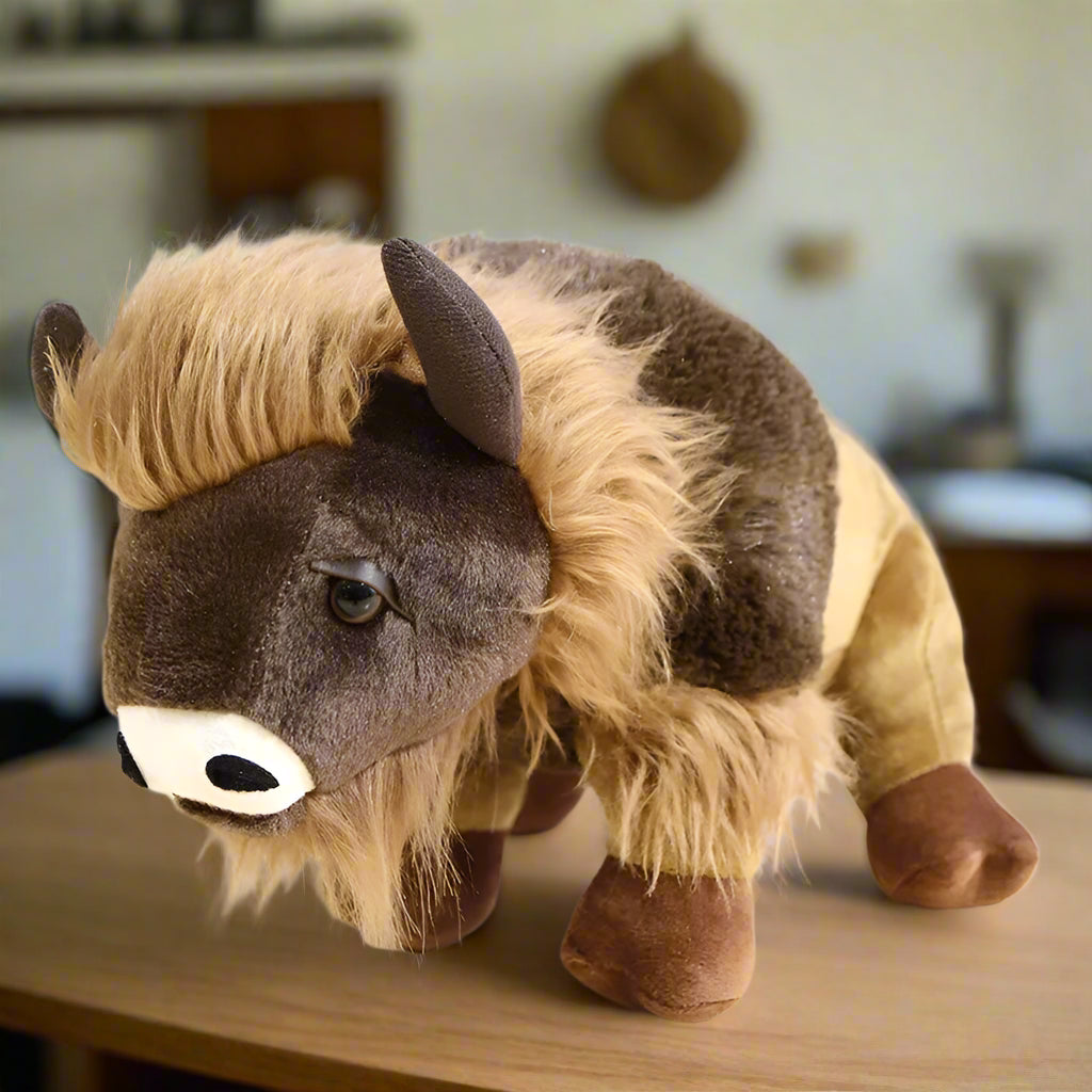 Bison Plush Toy in Two Sizes