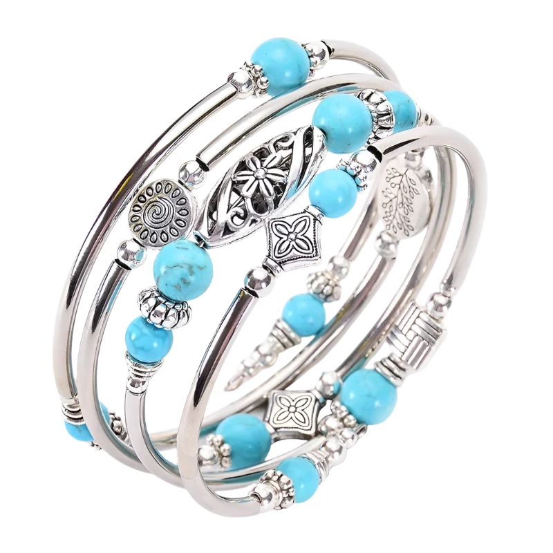 Go West Turquoise Winding Bracelet - Wyomerican