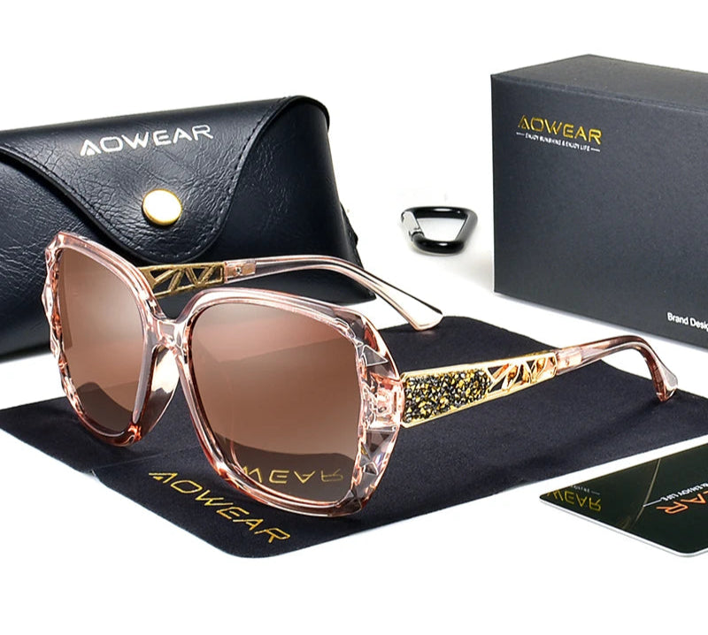 Frontier Women's Oversized Square Sunglasses