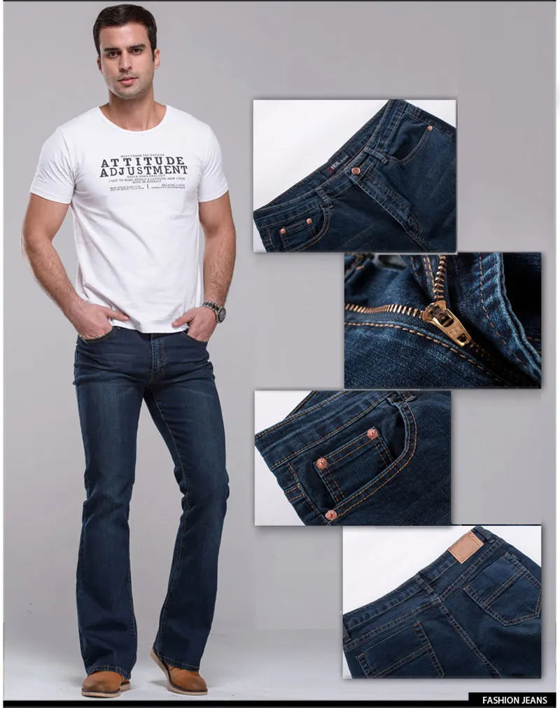 Men's Flare Cut Jeans