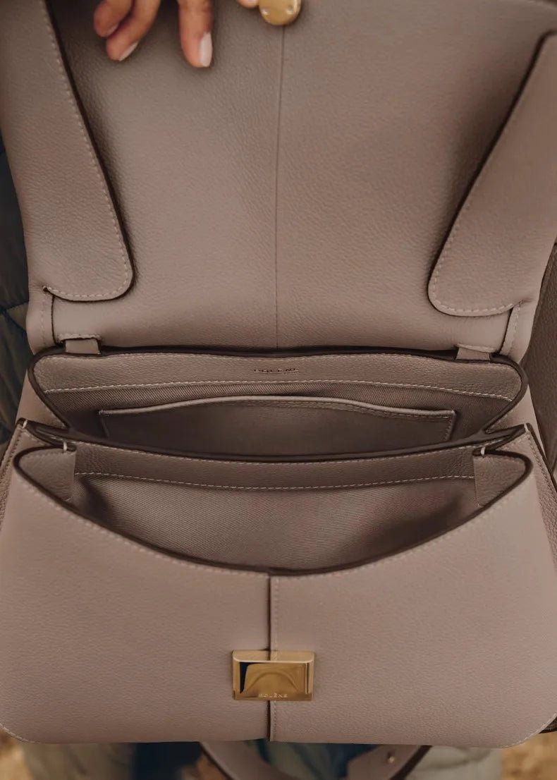 BrahmaBags Pleated Leather Handbag - Wyomerican