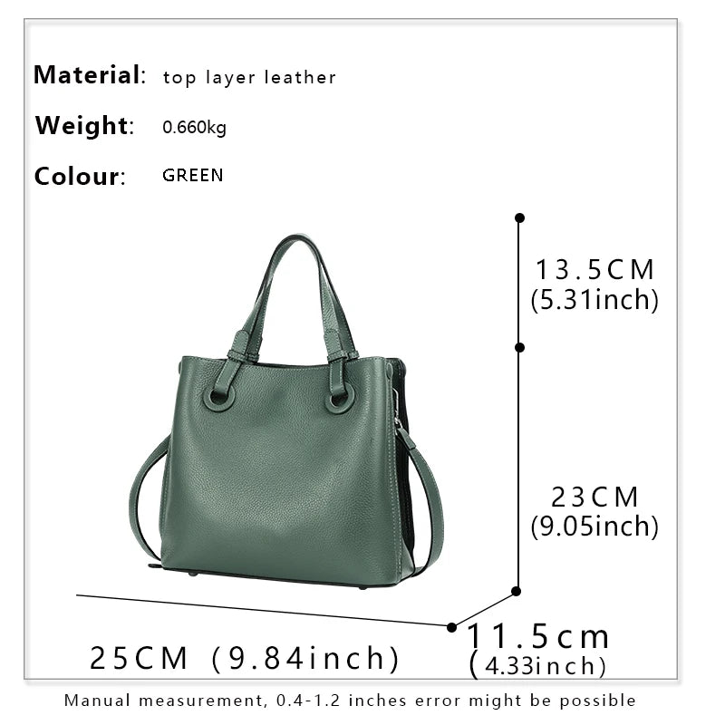 BrahmaBags Genuine Leather Crossbody Handbag - Wyomerican