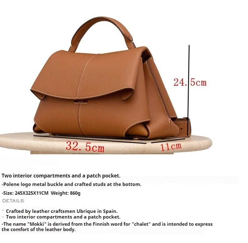 BrahmaBags Pleated Leather Handbag - Wyomerican
