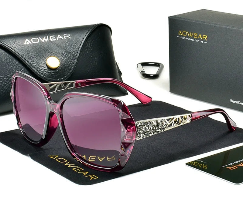 Frontier Women's Oversized Square Sunglasses