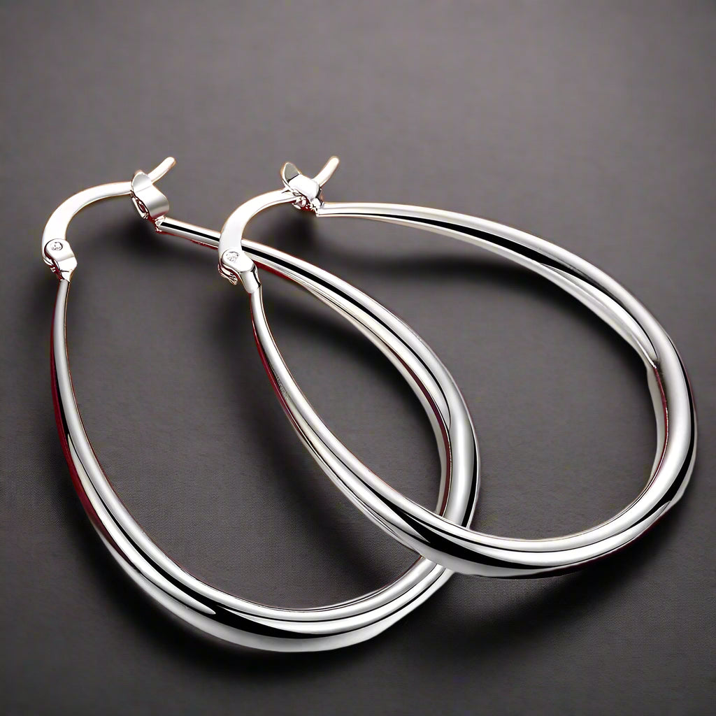 Go West Oval Hoop Earrings - Wyomerican