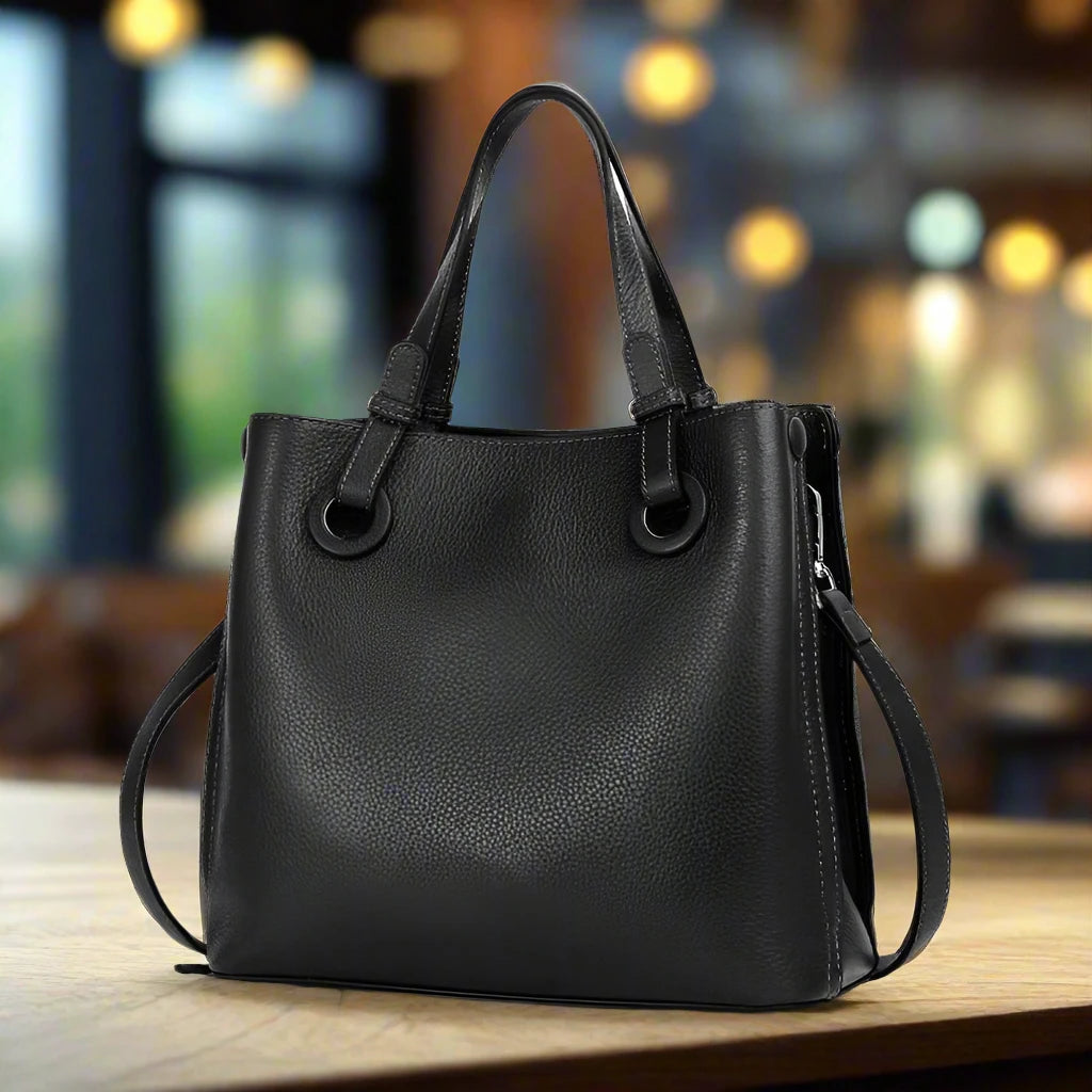 BrahmaBags Genuine Leather Crossbody Handbag - Wyomerican