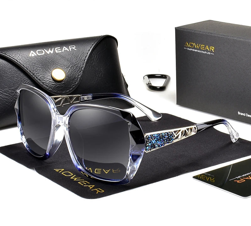 Frontier Women's Oversized Square Sunglasses