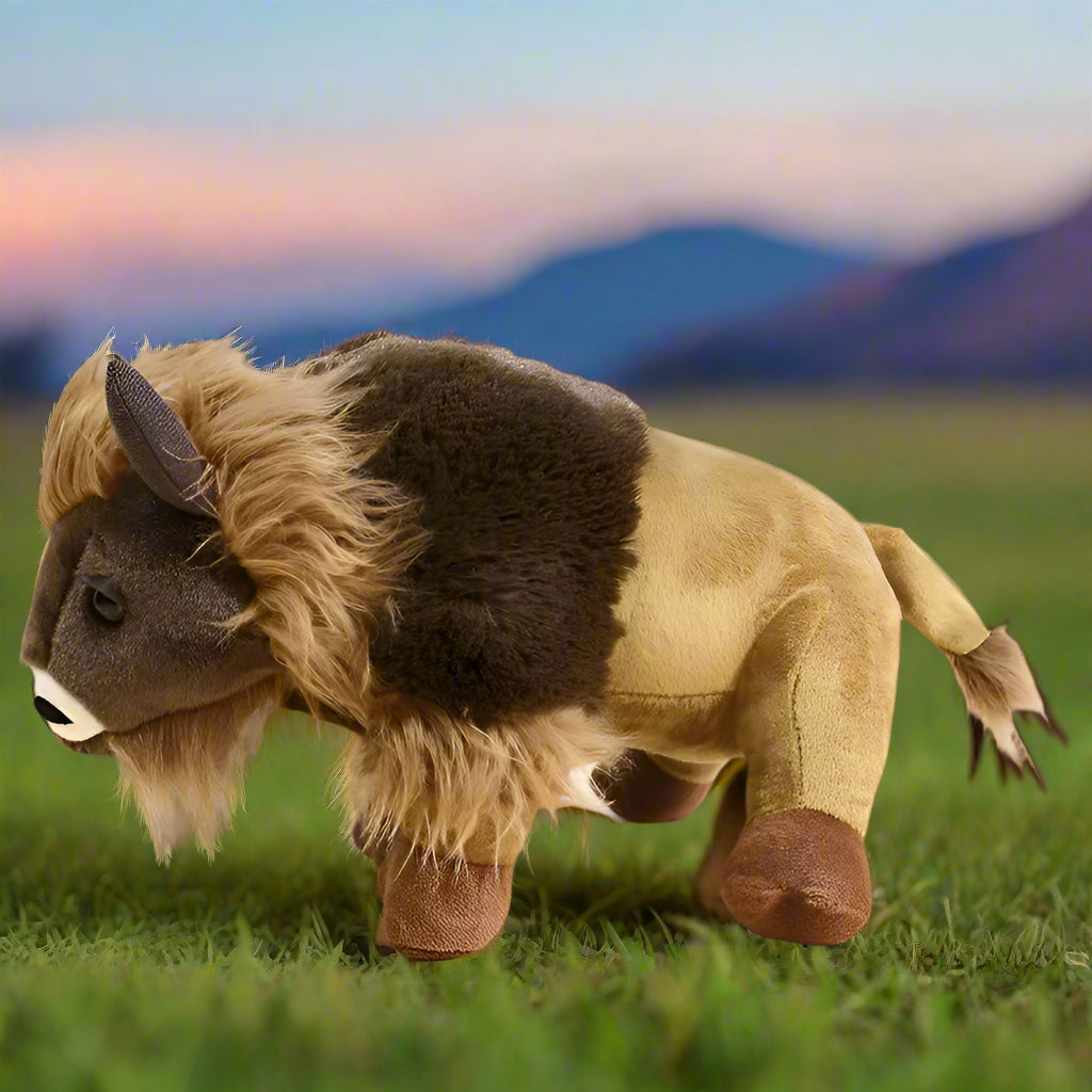 Bison Plush Toy in Two Sizes