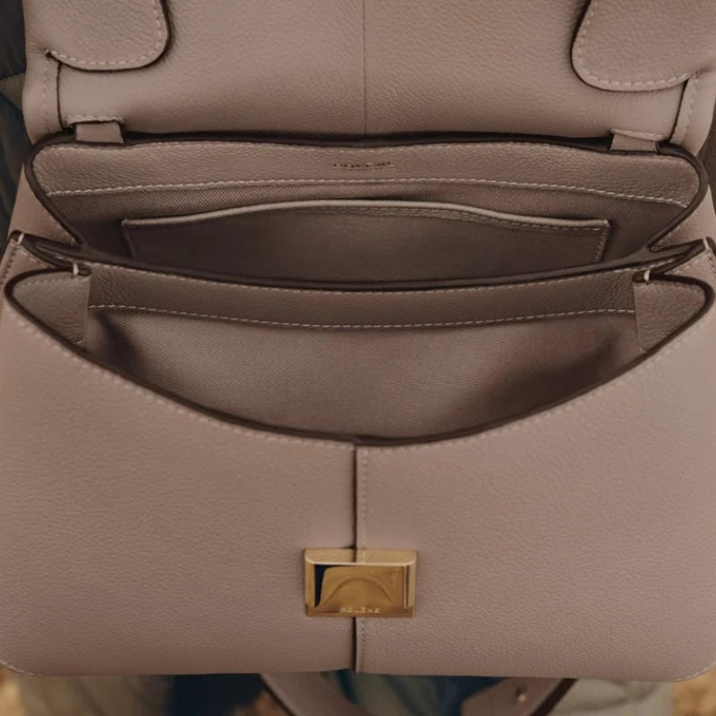 BrahmaBags Pleated Leather Handbag - Wyomerican