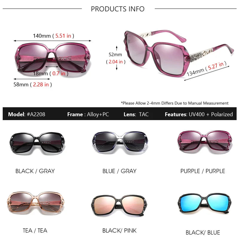 Frontier Women's Oversized Square Sunglasses
