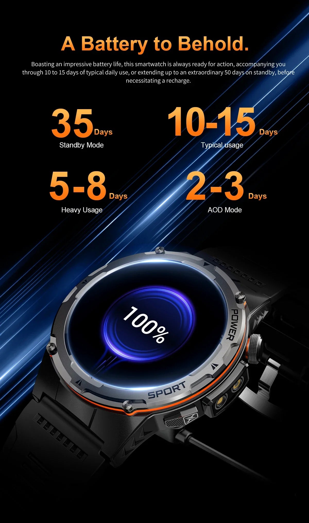 Delta Lake Outdoor Sport Smart Watch New 2025