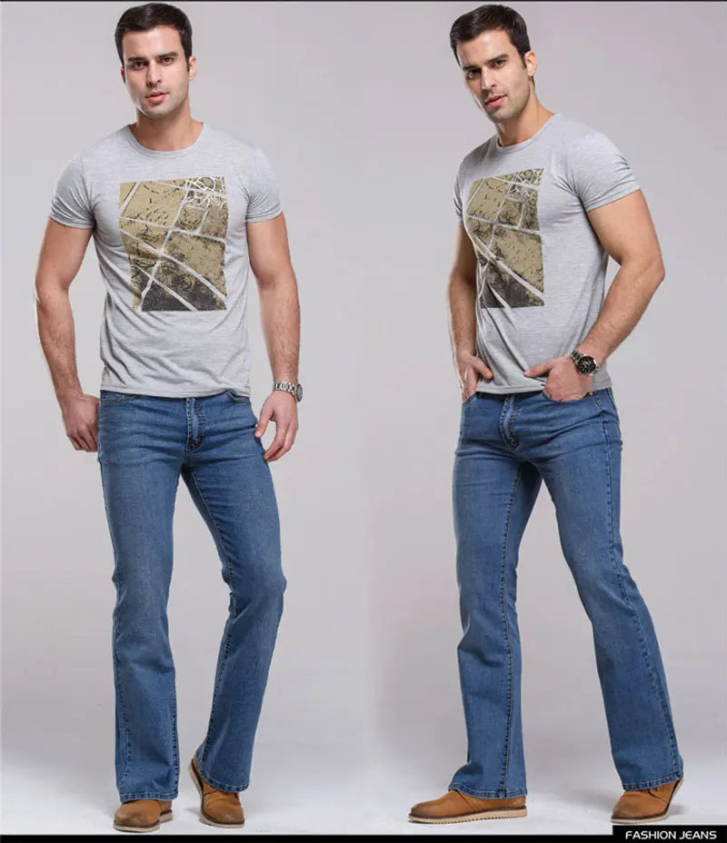 Men's Flare Cut Jeans