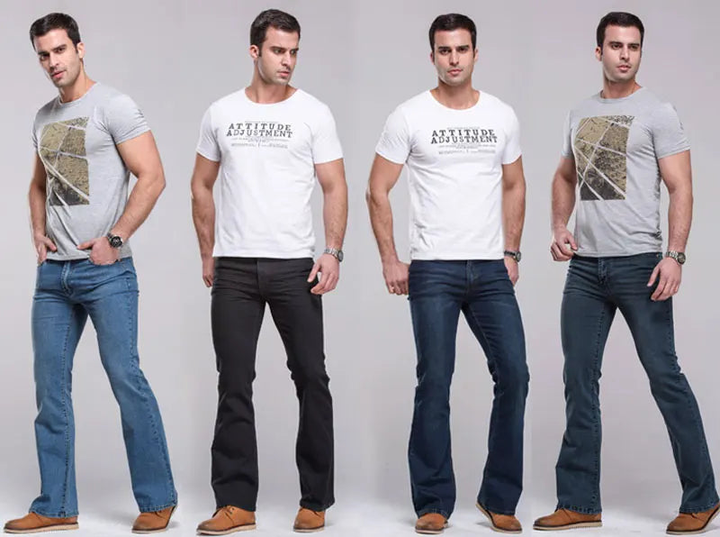 Men's Flare Cut Jeans