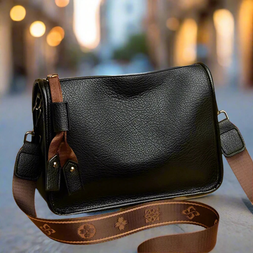BrahmaBags Leather Crossbody Messenger Handbag - Wyomerican