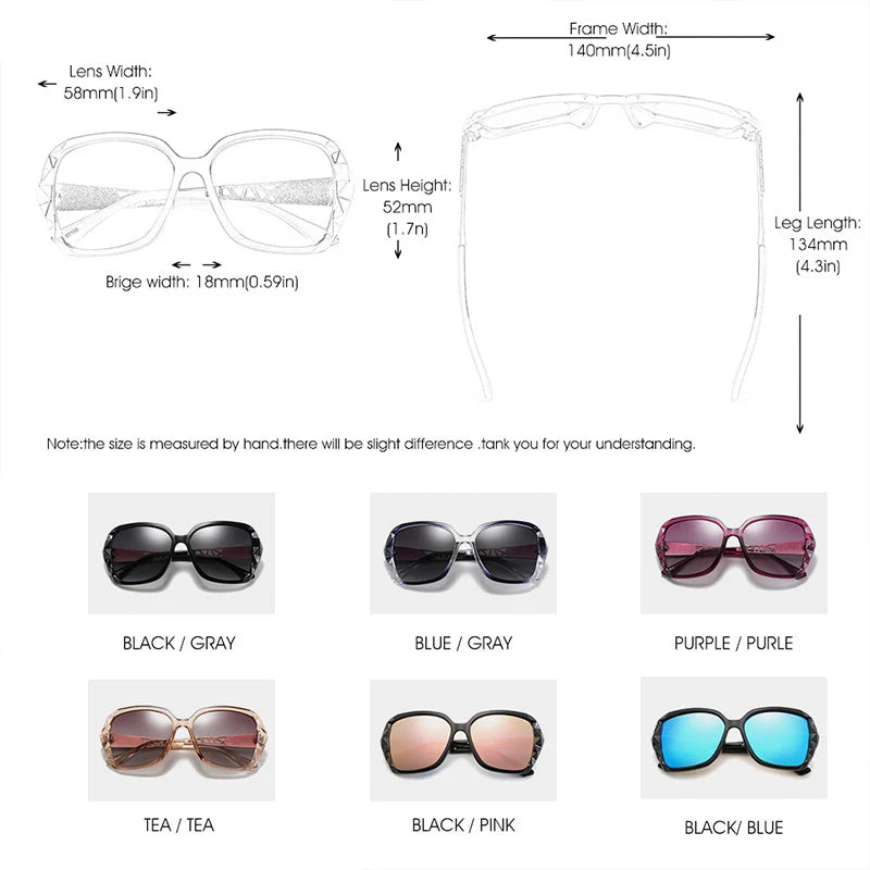 Frontier Women's Oversized Square Sunglasses