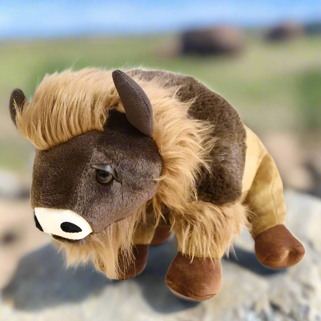 Bison Plush Toy in Two Sizes