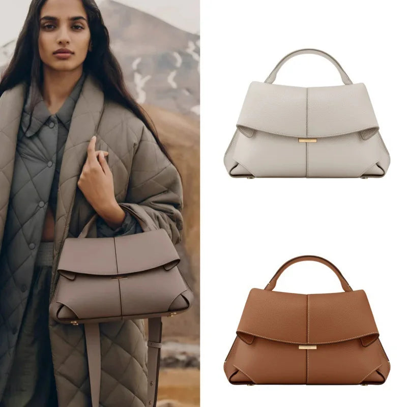 BrahmaBags Pleated Leather Handbag - Wyomerican