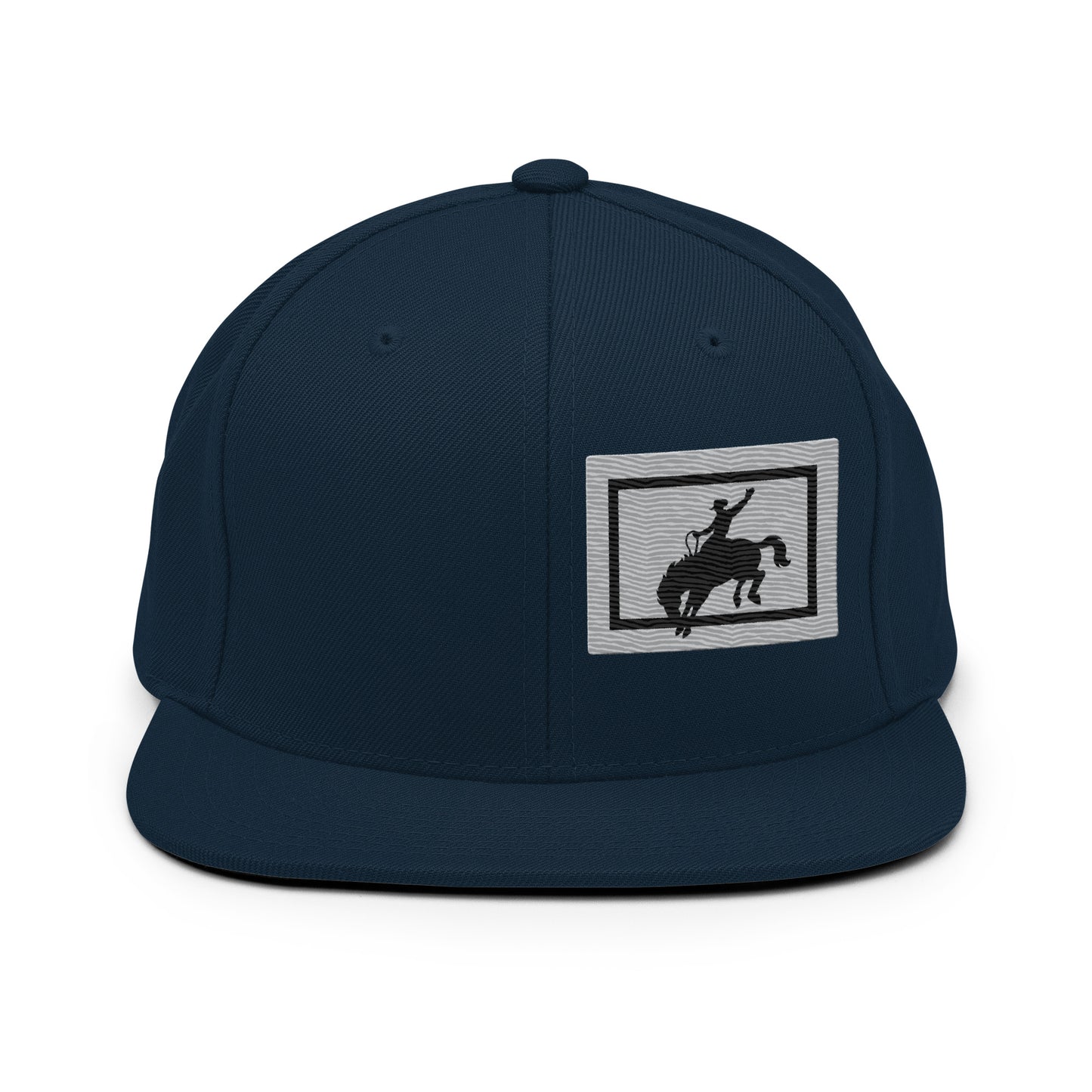 Saddle Bronc Silver Snapback Cap - Wyomerican