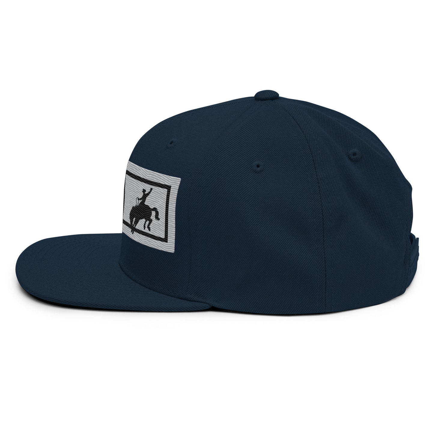 Saddle Bronc Silver Snapback Cap - Wyomerican