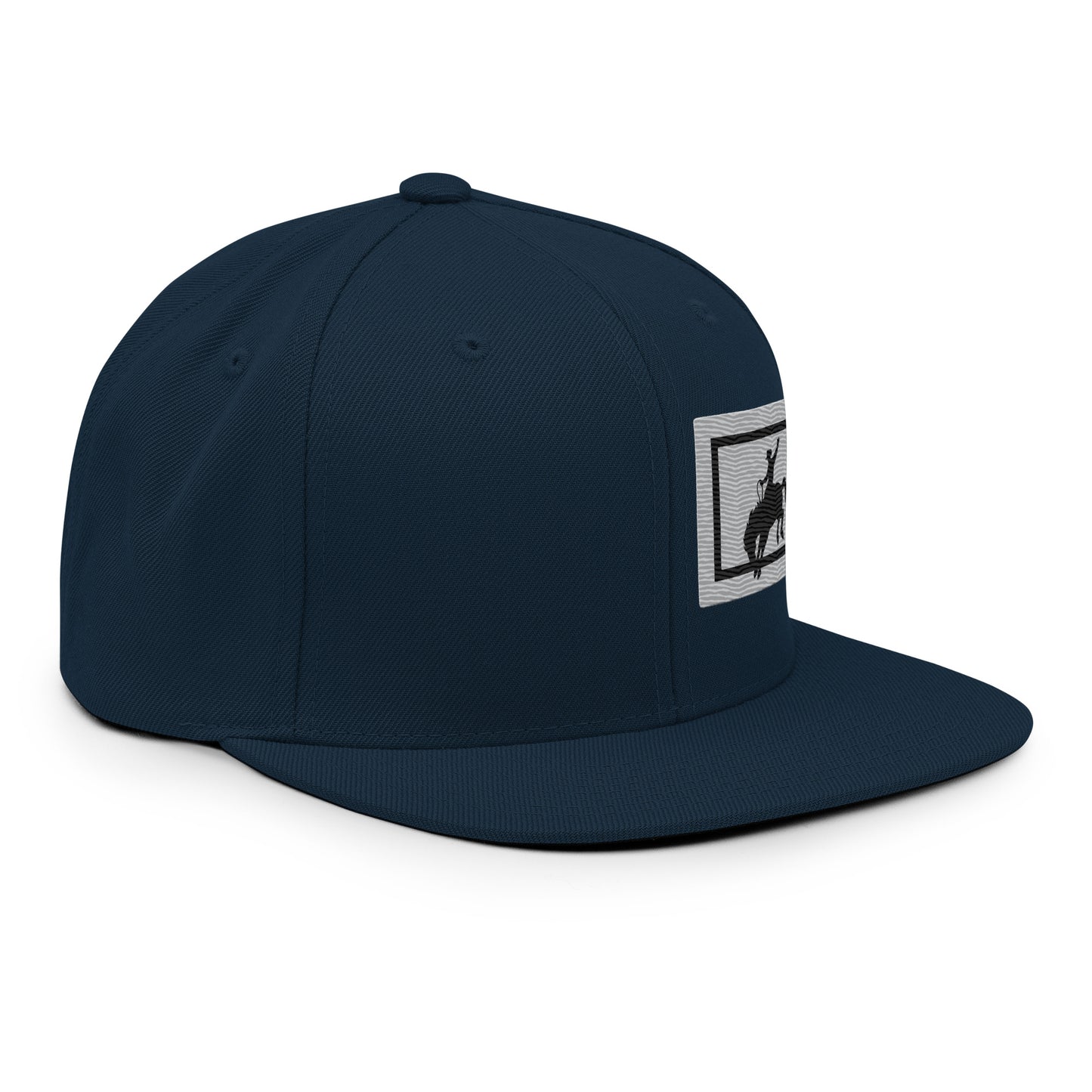 Saddle Bronc Silver Snapback Cap - Wyomerican