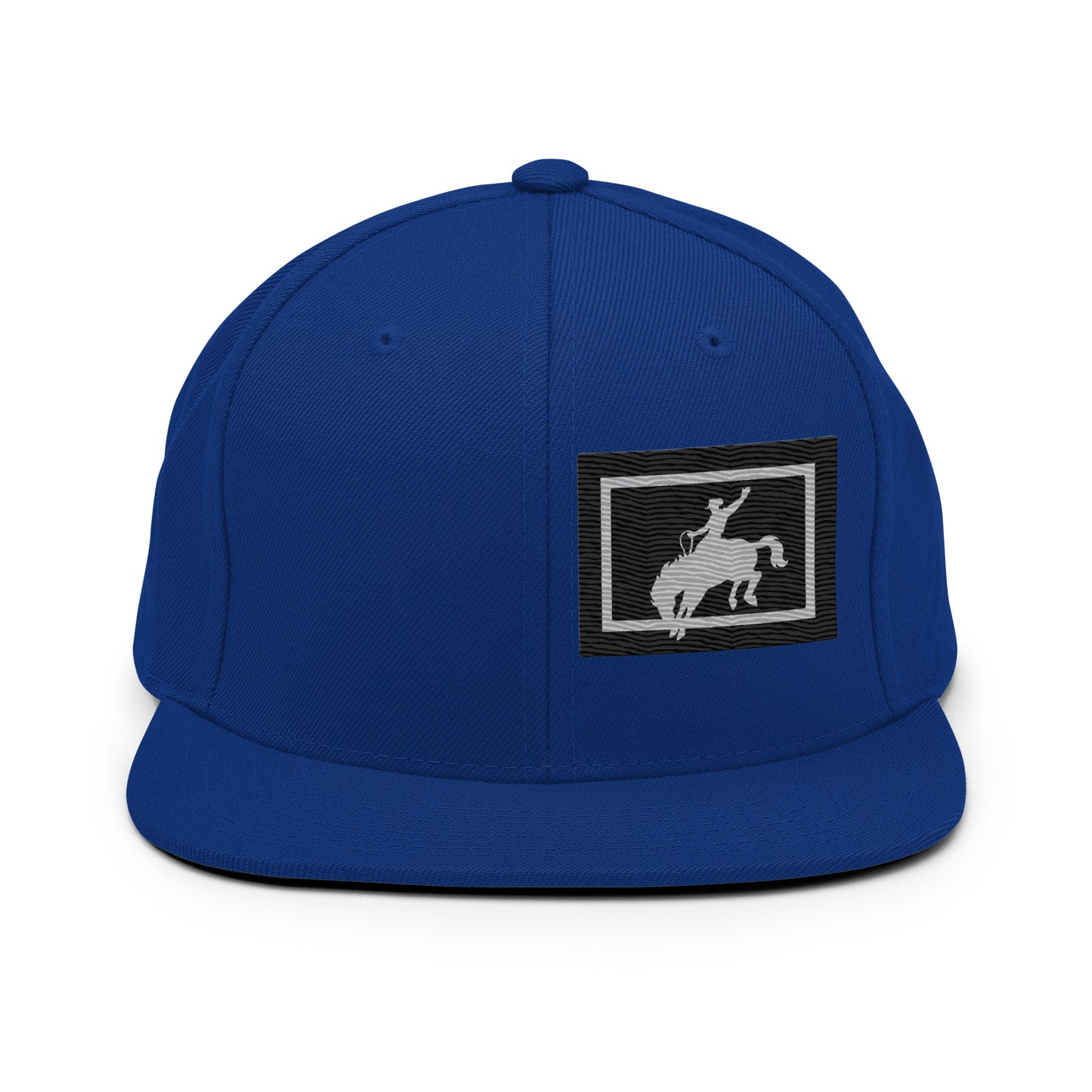 Saddle Bronc Black Snapback Cap - Wyomerican