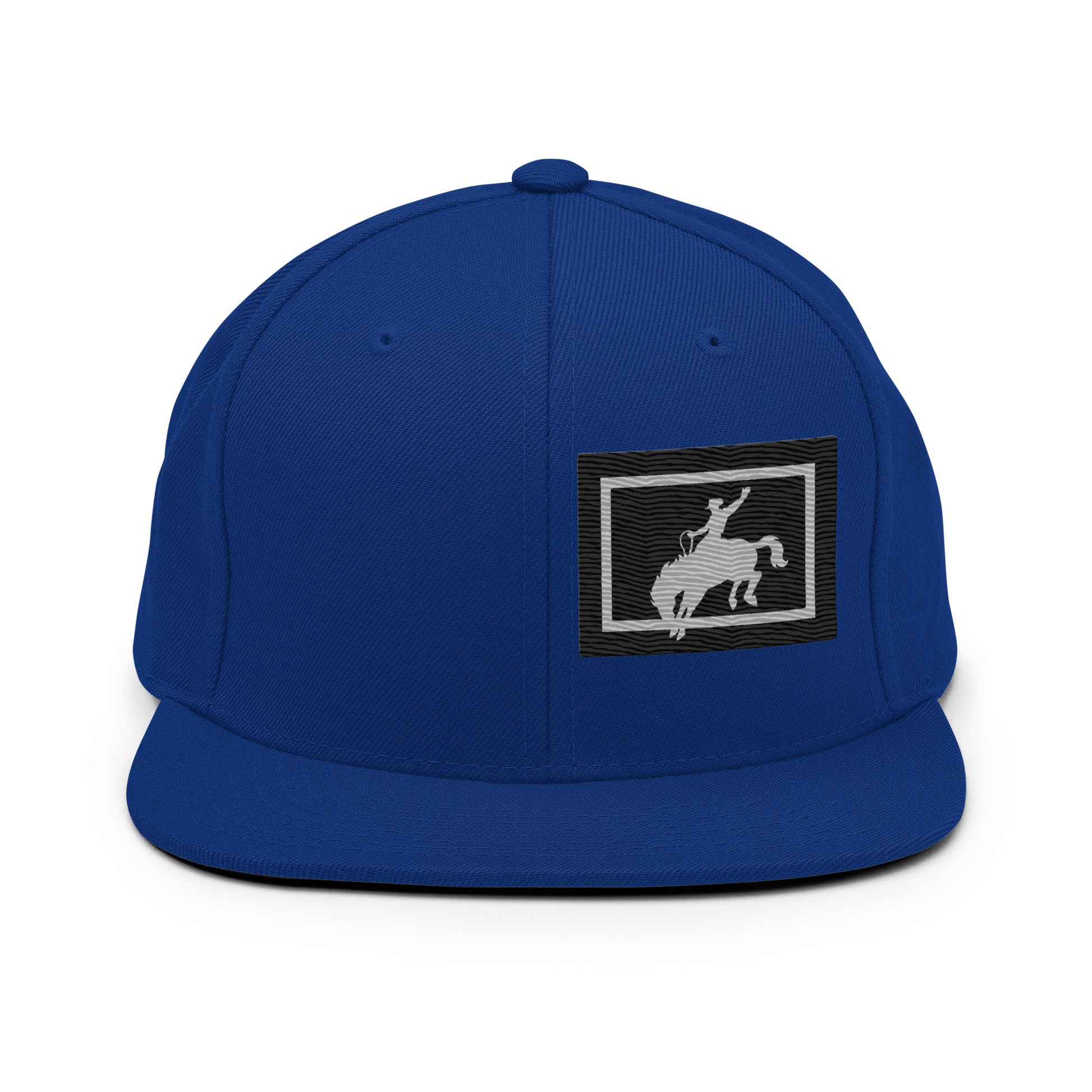 Saddle Bronc Black Snapback Cap - Wyomerican