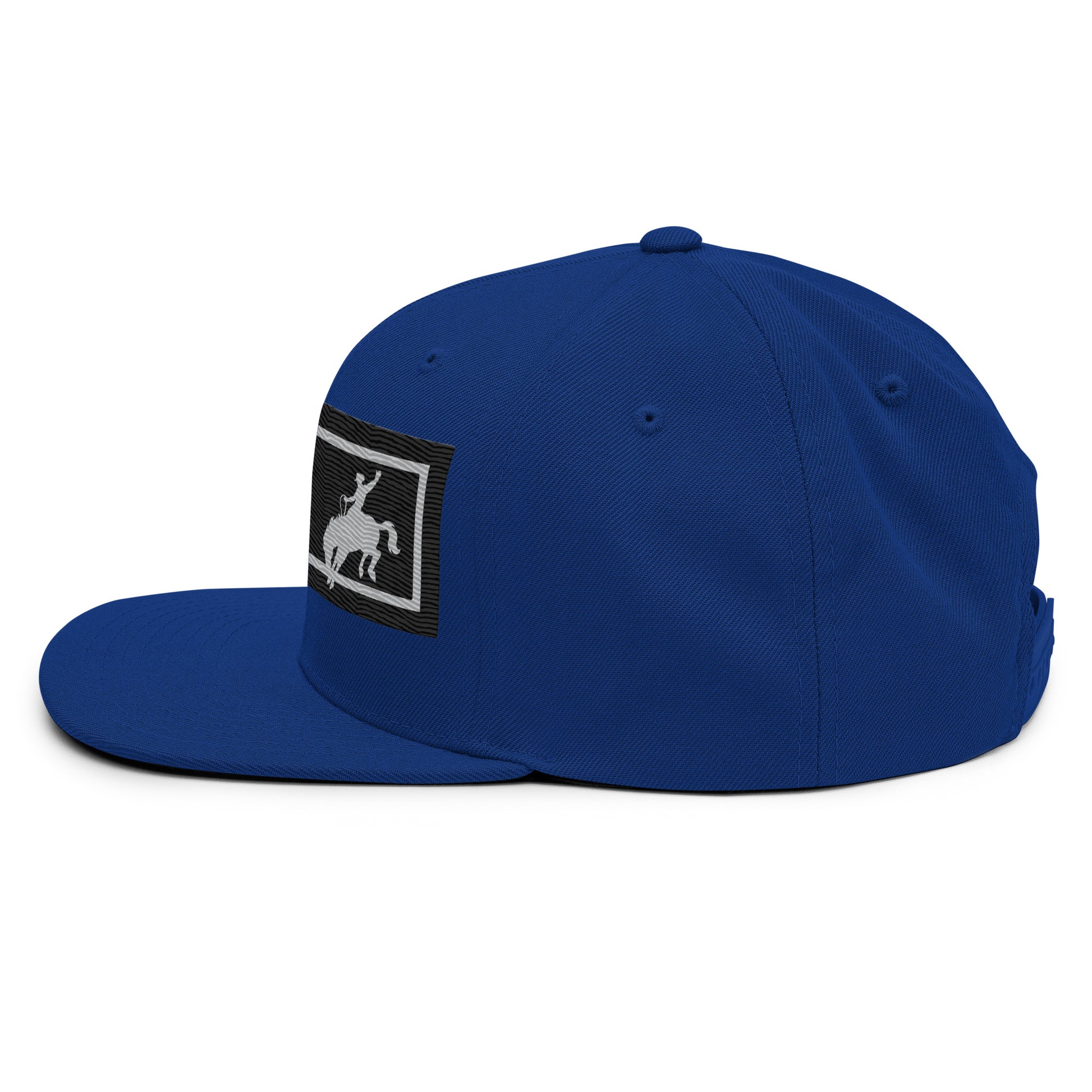 Saddle Bronc Black Snapback Cap - Wyomerican