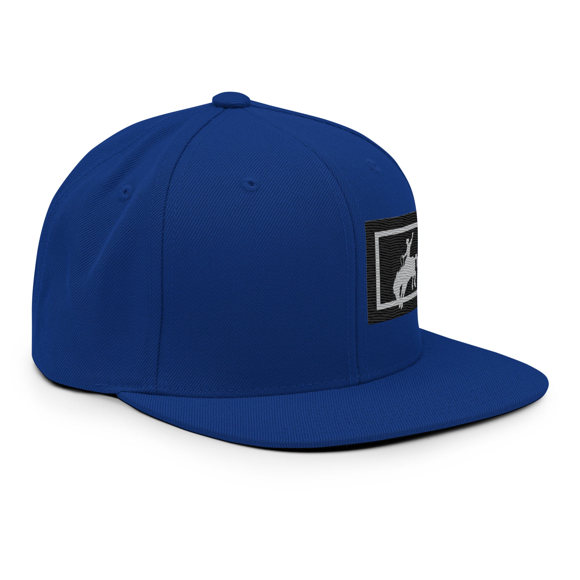 Saddle Bronc Black Snapback Cap - Wyomerican
