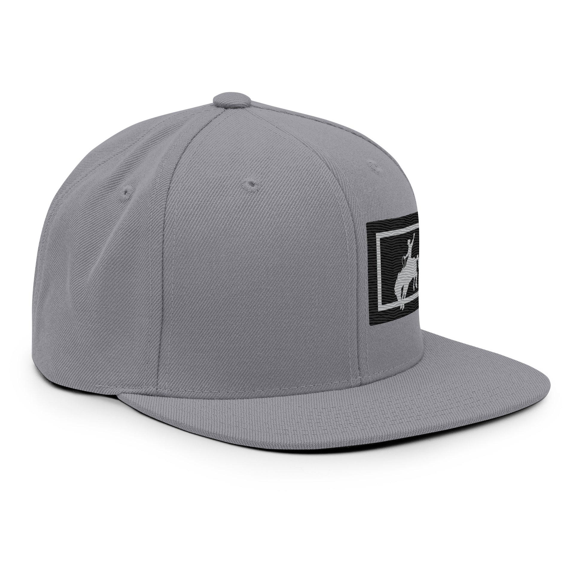 Saddle Bronc Black Snapback Cap - Wyomerican