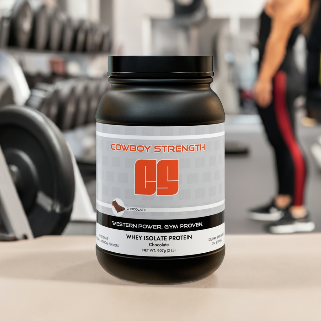 Cowboy Strength Whey Isolate Protein Supplement (907g, 2lb)