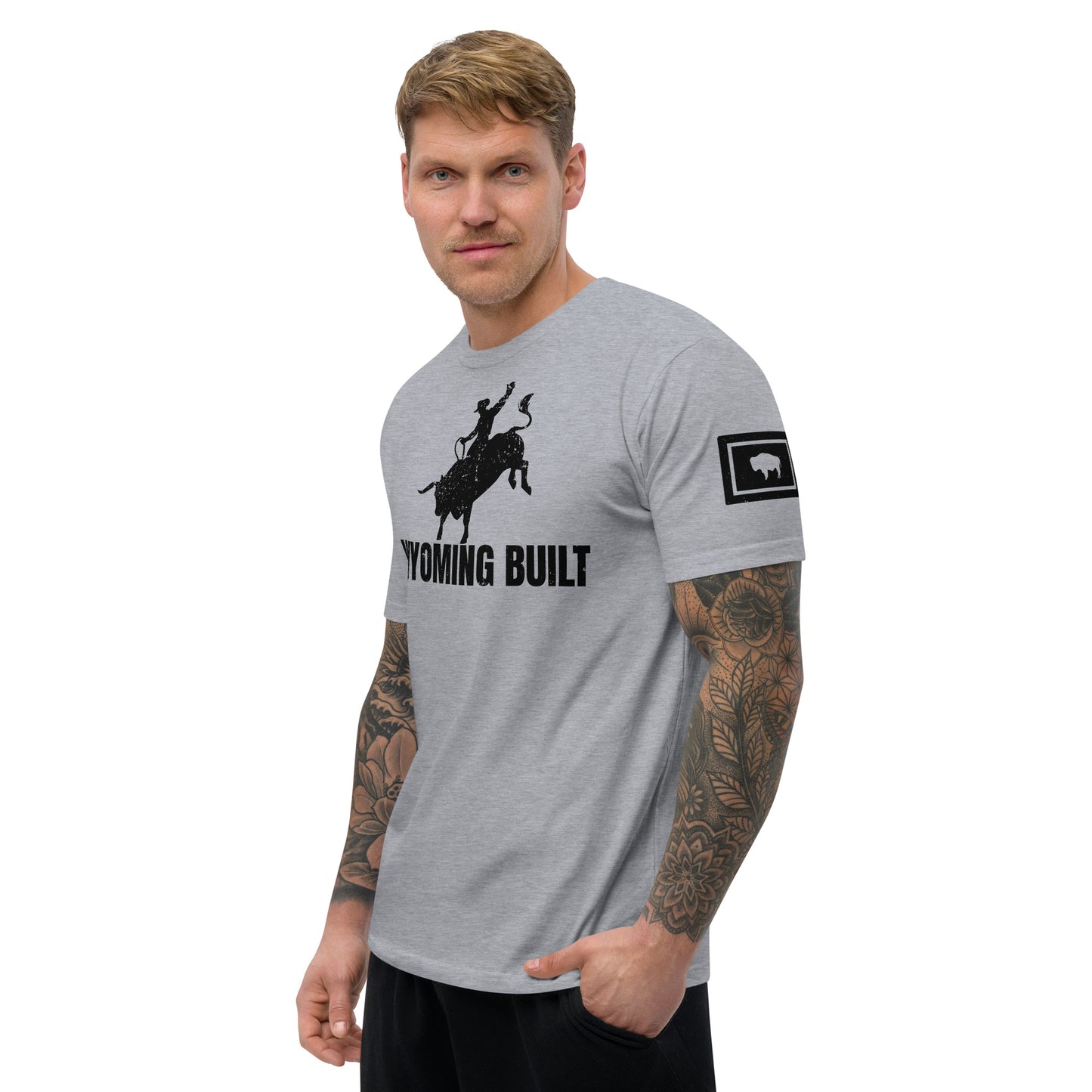Wyoming Built Bullrider Tee - Wyomerican