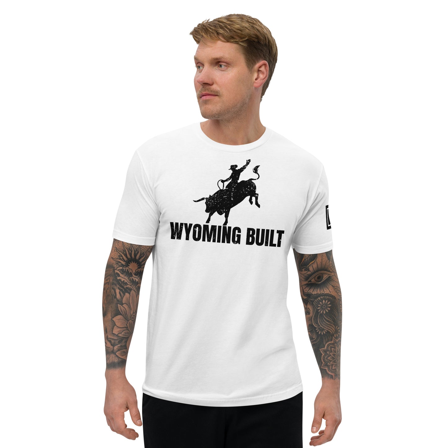 Wyoming Built Bullrider Tee - Wyomerican