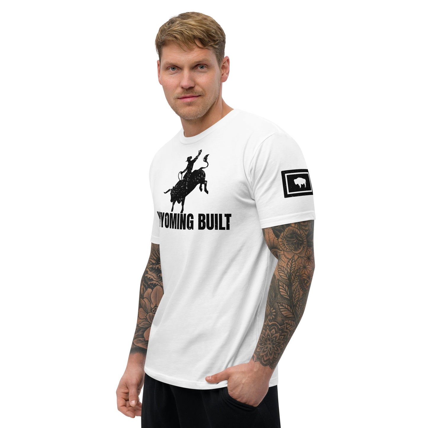 Wyoming Built Bullrider Tee - Wyomerican