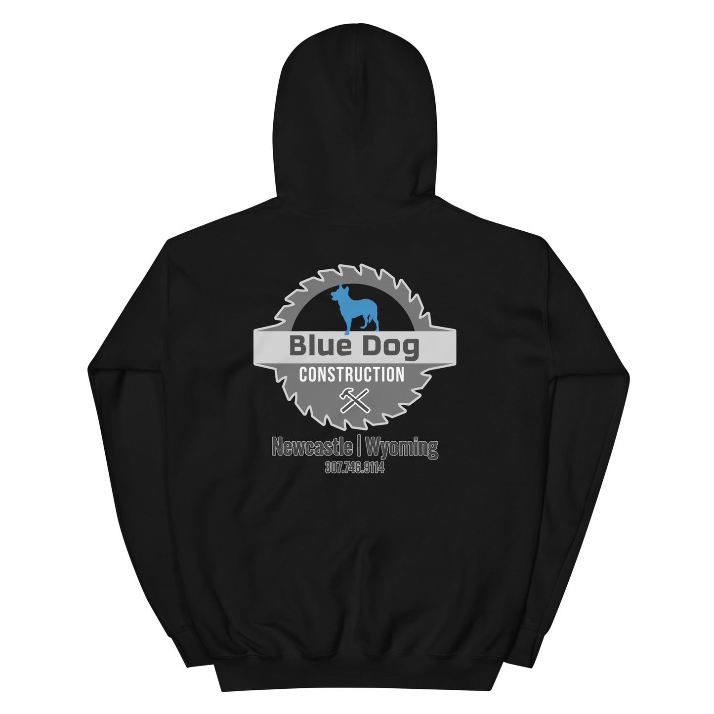 Blue Dog Hoodie - Wyomerican