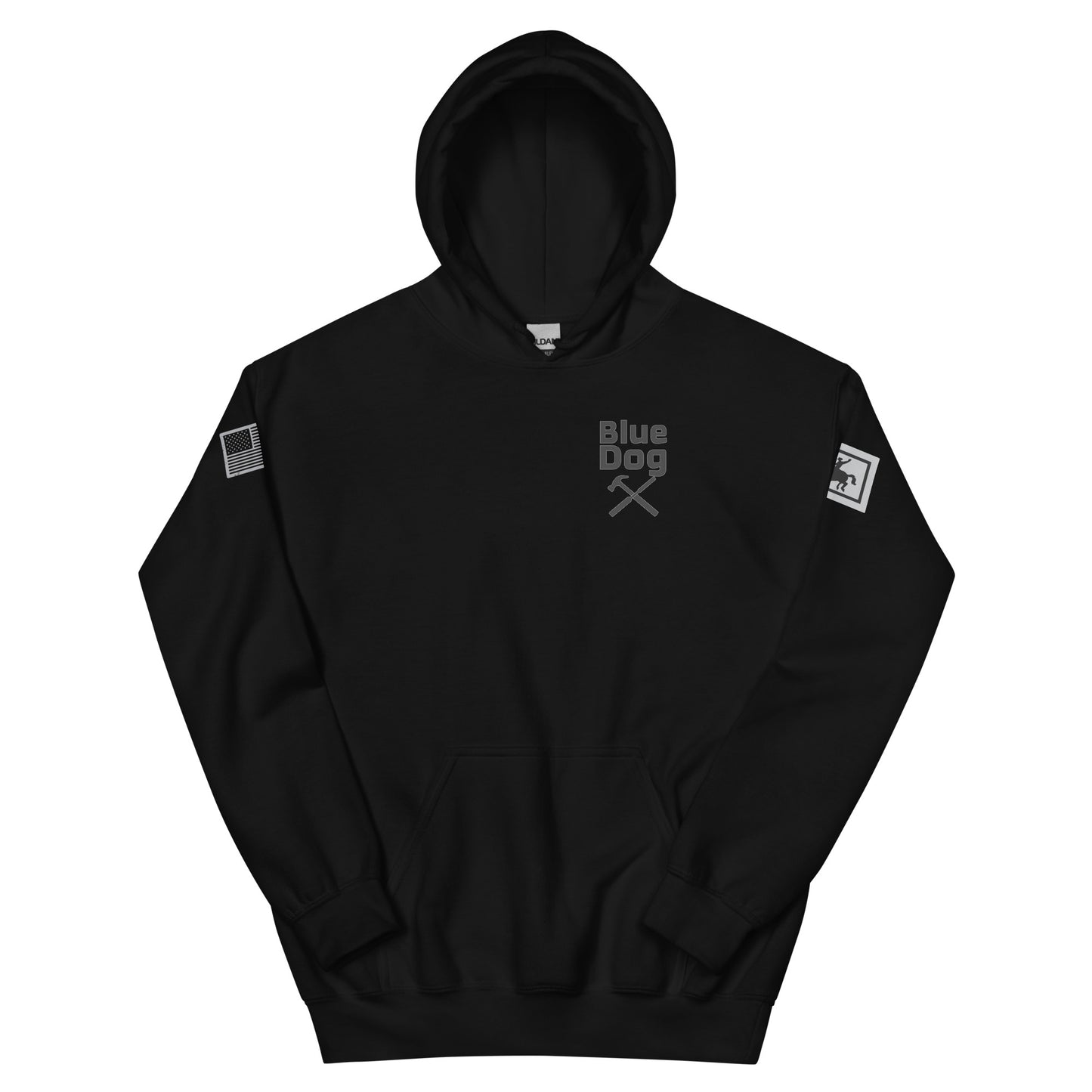 Blue Dog Hoodie - Wyomerican
