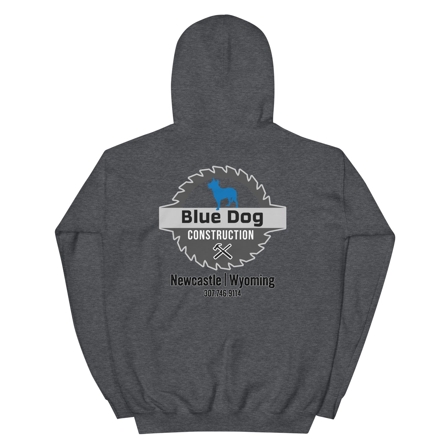 Blue Dog Hoodie - Wyomerican