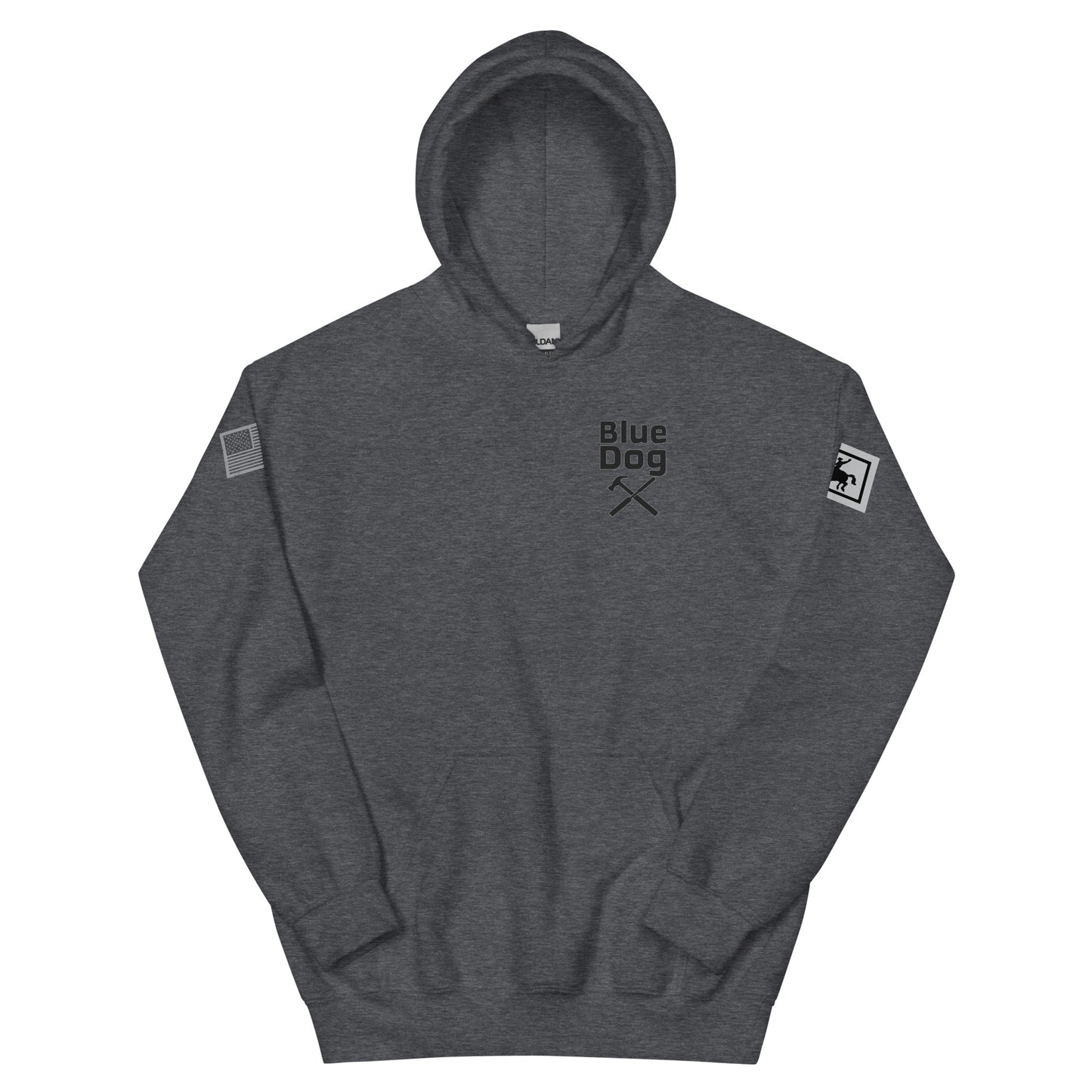 Blue Dog Hoodie - Wyomerican