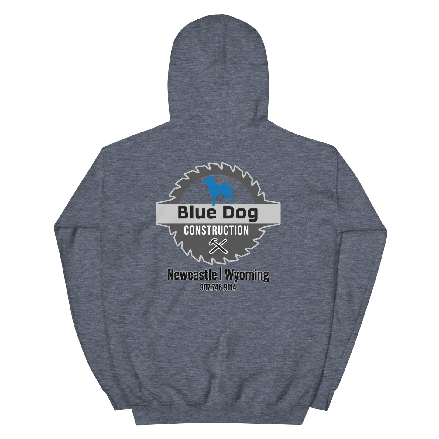 Blue Dog Hoodie - Wyomerican