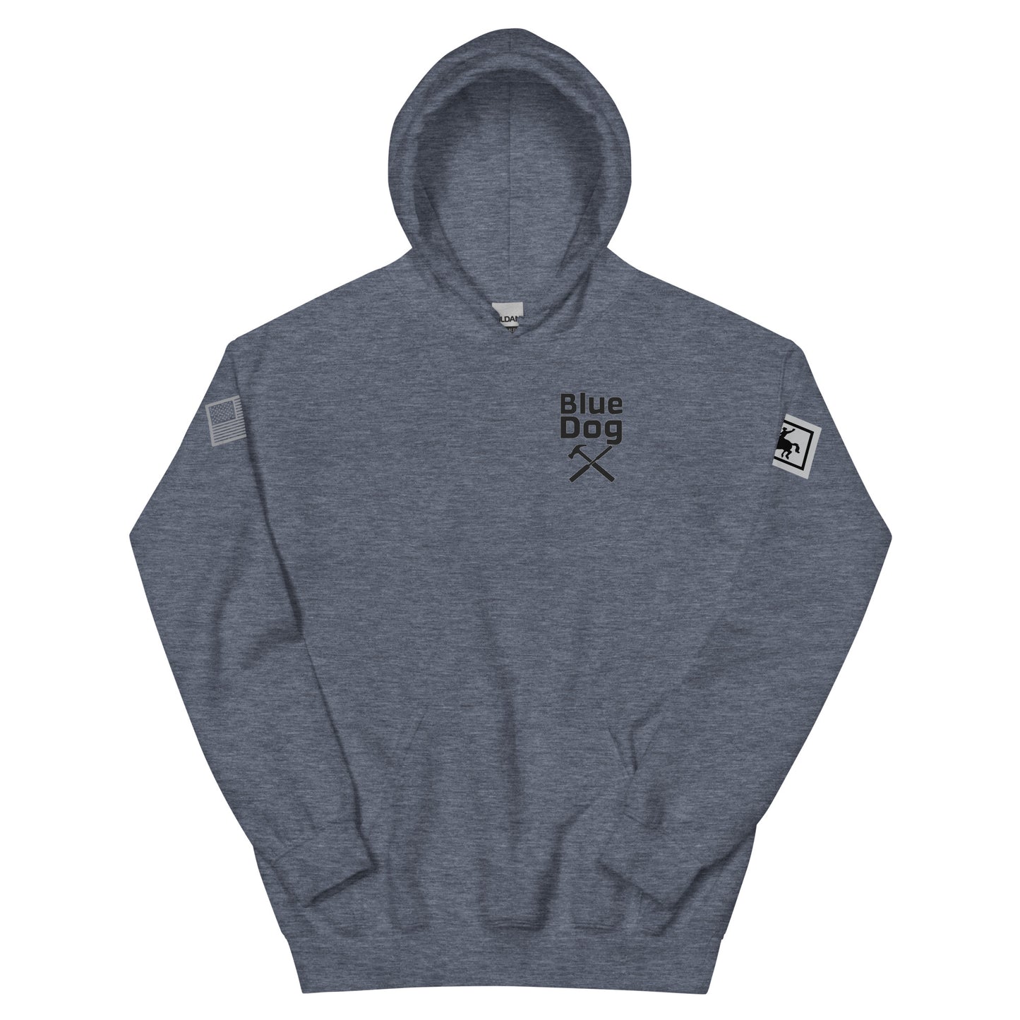 Blue Dog Hoodie - Wyomerican