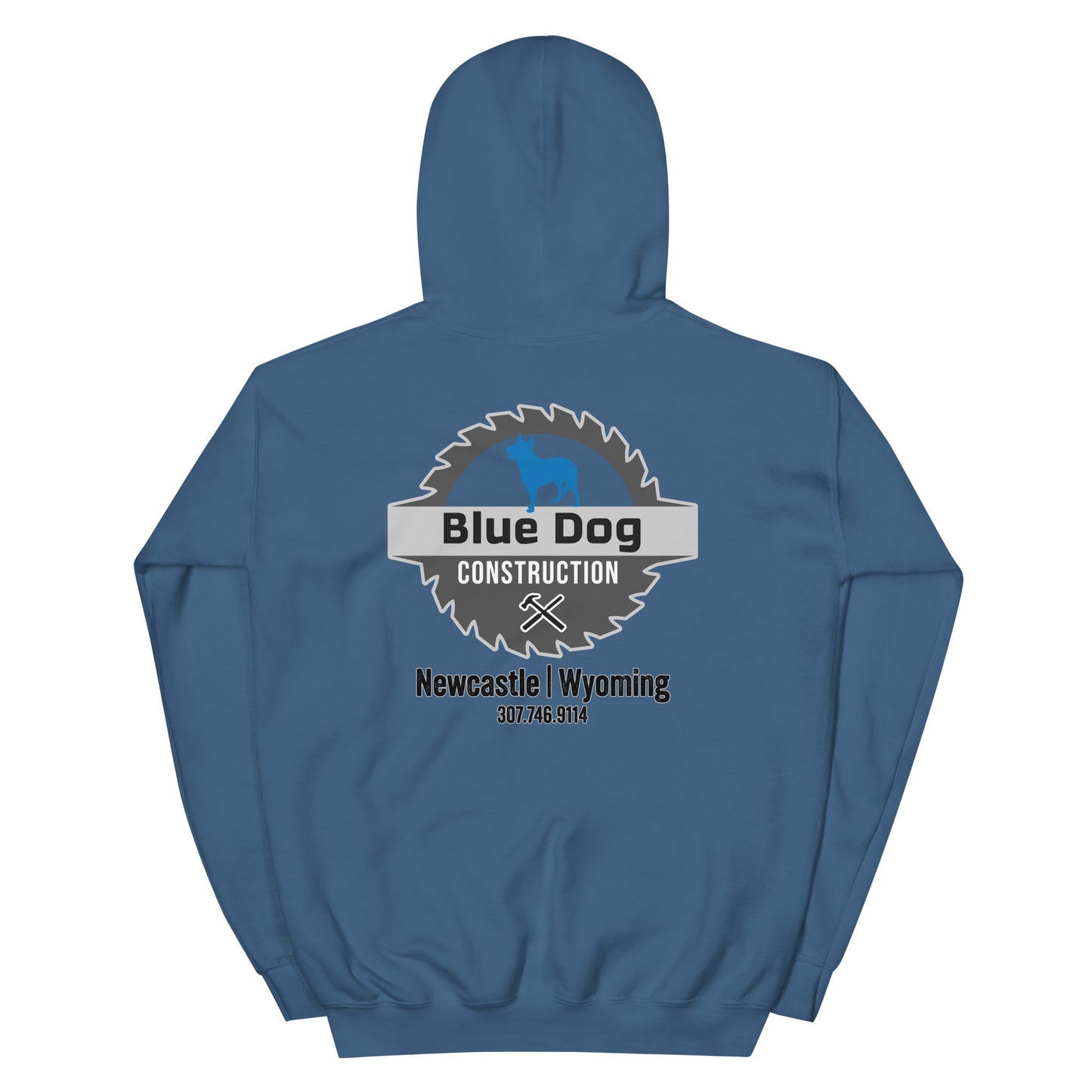Blue Dog Hoodie - Wyomerican